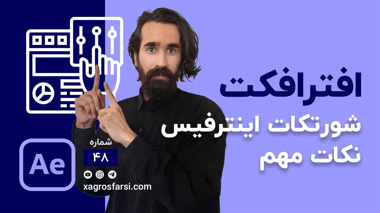 کلید میانبر و ابزارهای مهم پنجره Preview در افتر افکت