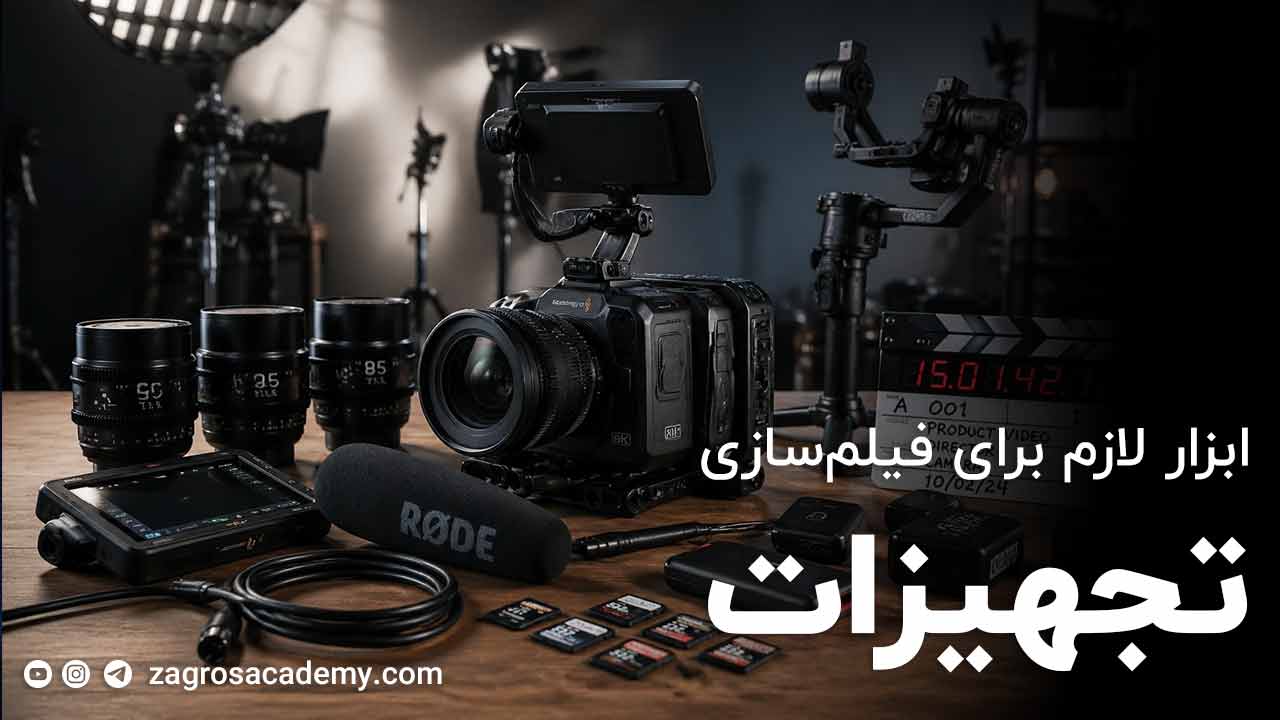 تجهیزات لازم برای فیلم‌سازی